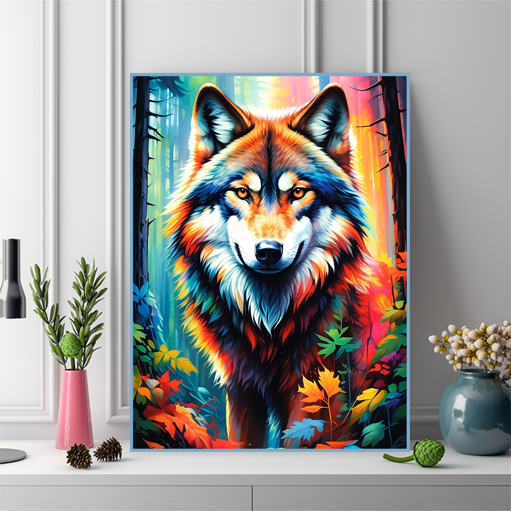 Wolf Diamond Embroidery Animal - Resin Craft For Beginners recension och pris