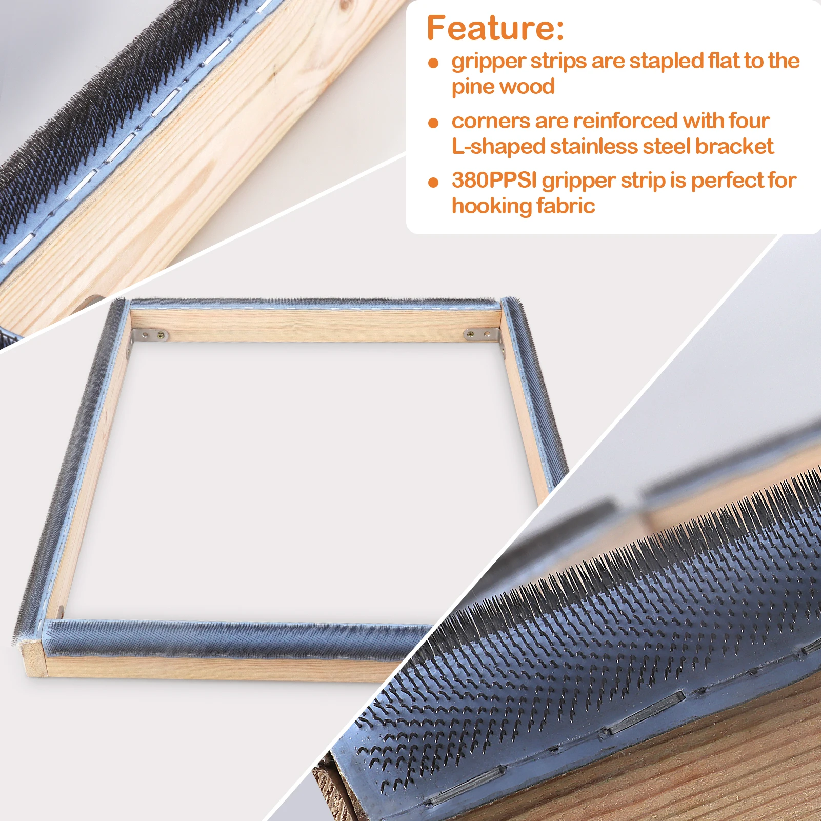 Punch Needle Frame Square Embr - Wood Ring Blank recension och pris