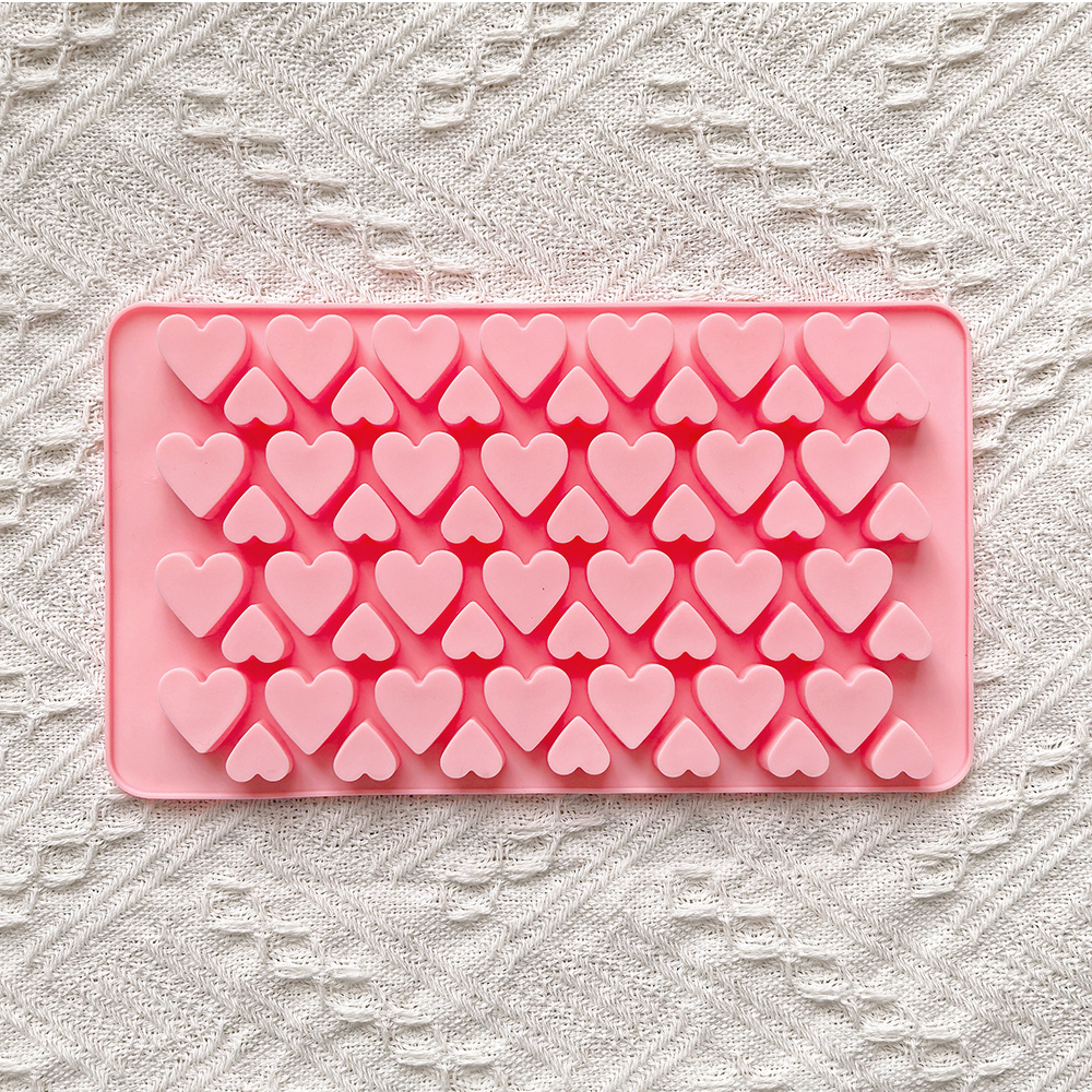 56 cavity size heart-shaped ch - Silicone Mold Tray recension och pris