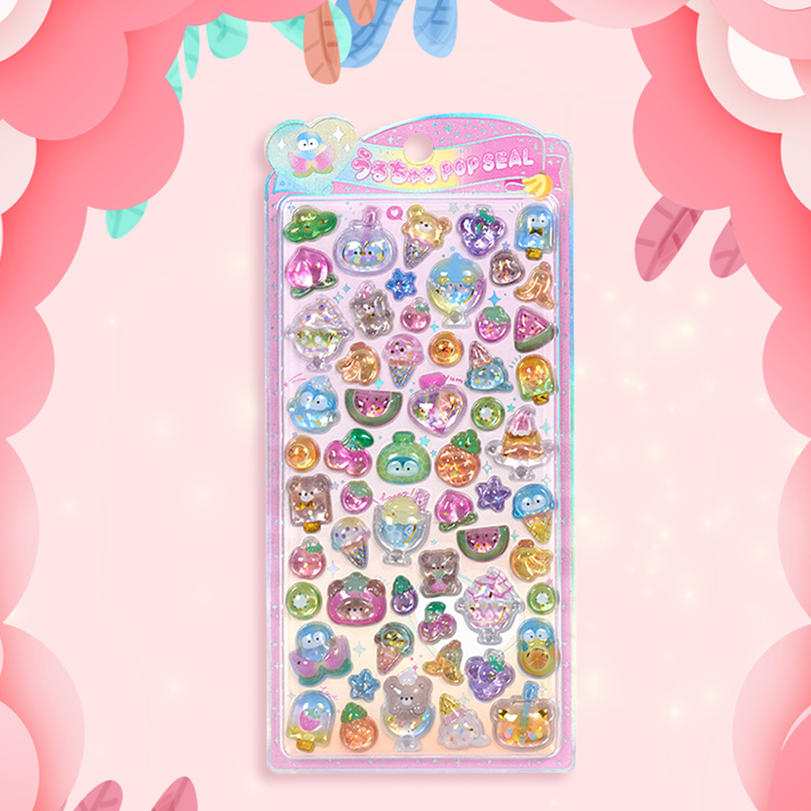 Cute Animal Sticker Pack 3D Sp - Resin Glitter Pack recension och pris