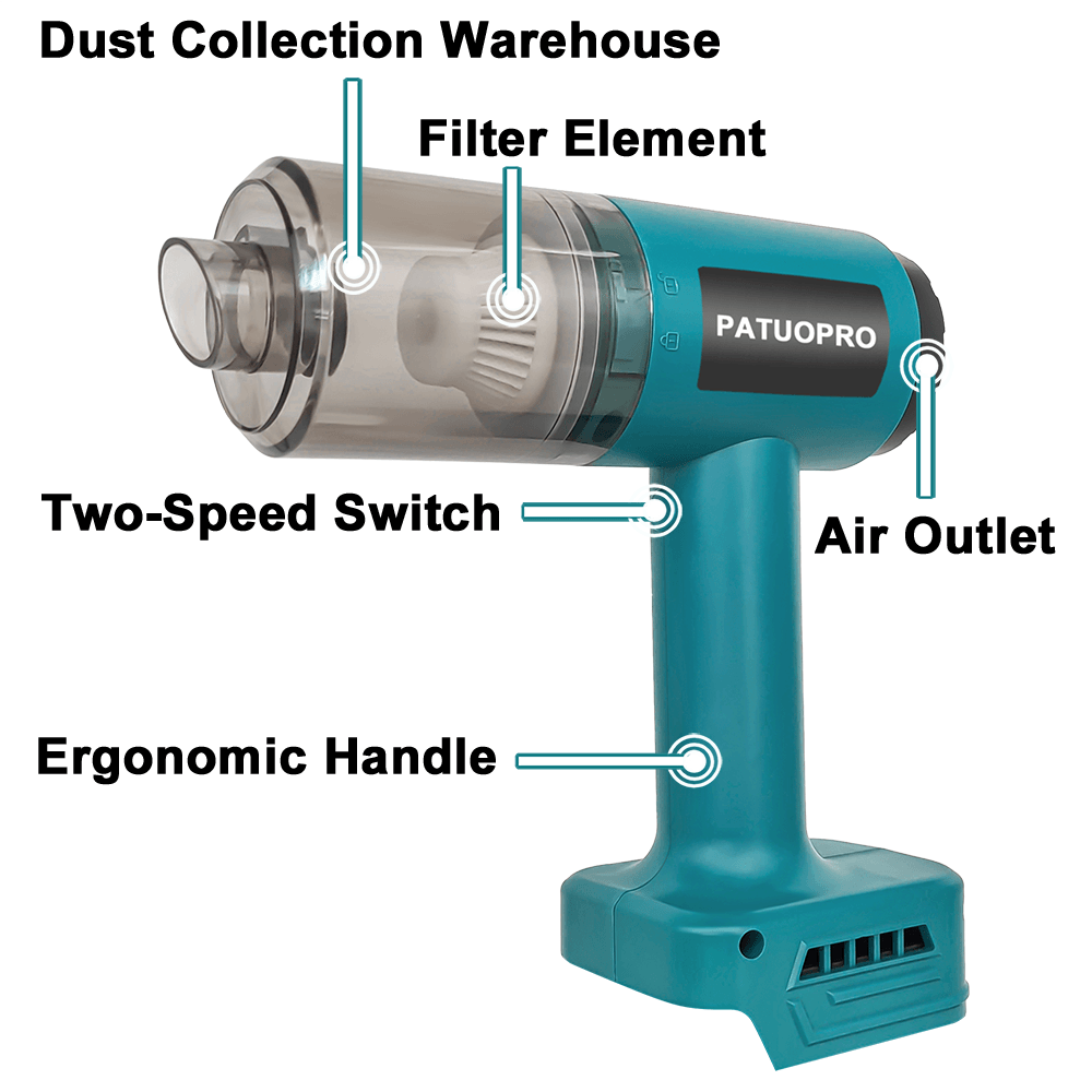 Mini Brushless Handheld Vacuum - Vacuum Chamber Small recension och pris