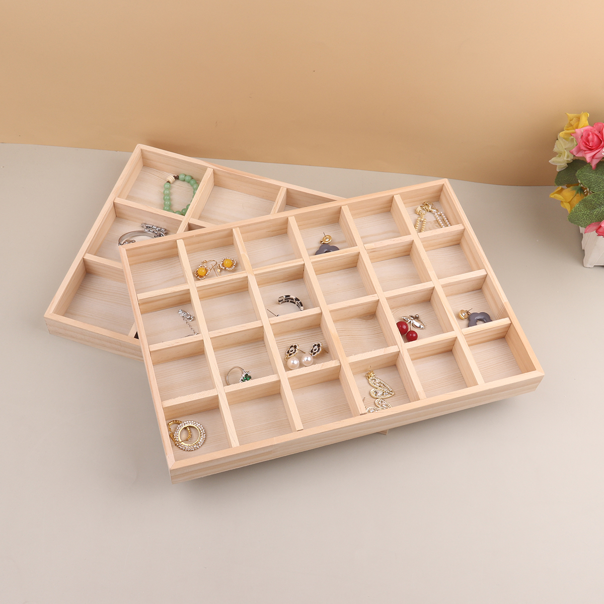 Wooden Jewelry Display Stackab - Wood Ring Blank recension och pris