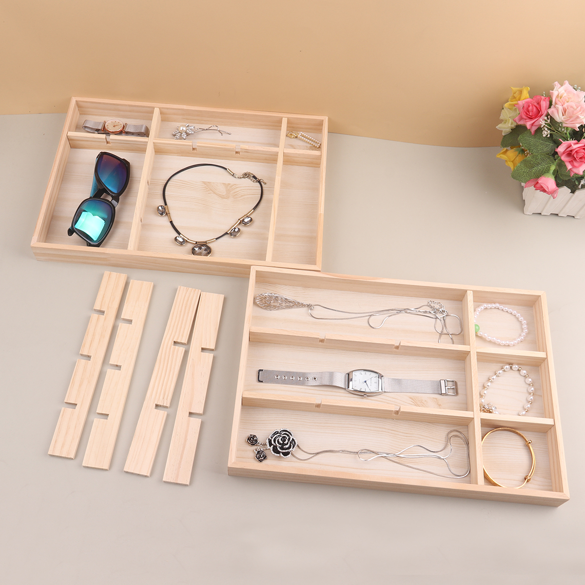 Wooden Jewelry Display Stackab - Wood Ring Blank recension och pris