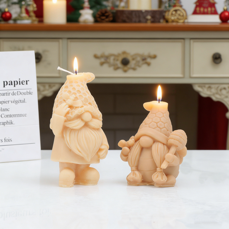 3D Gnome Silicone Candle Molds - Resin Craft Ideas recension och pris