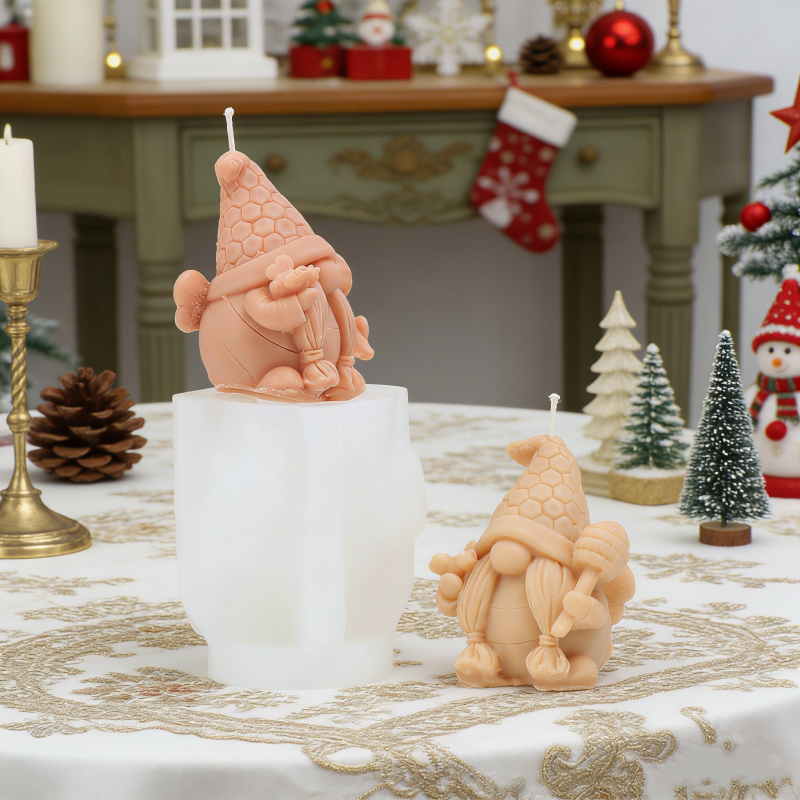 3D Gnome Silicone Candle Molds - Resin Craft Ideas recension och pris