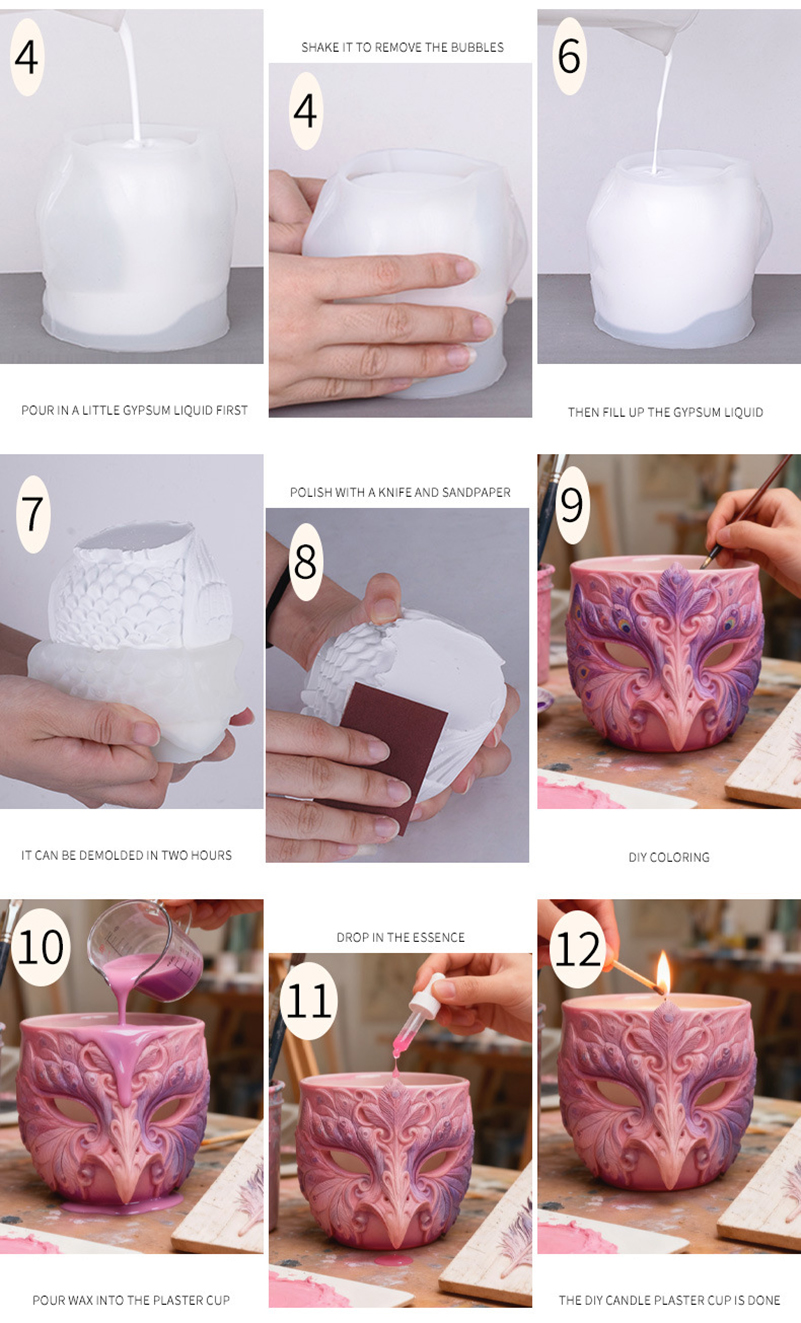 Resin Drip Candle Cups  Cement - Resin Craft Workshop recension och pris