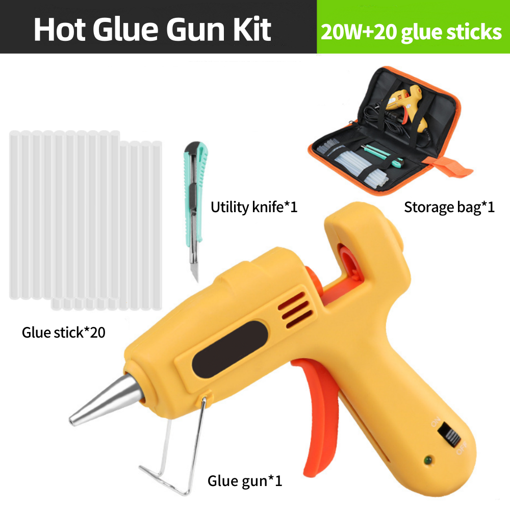 Hot Glue Gun Kit 20W Mini DIY  - Heat Gun Small recension och pris