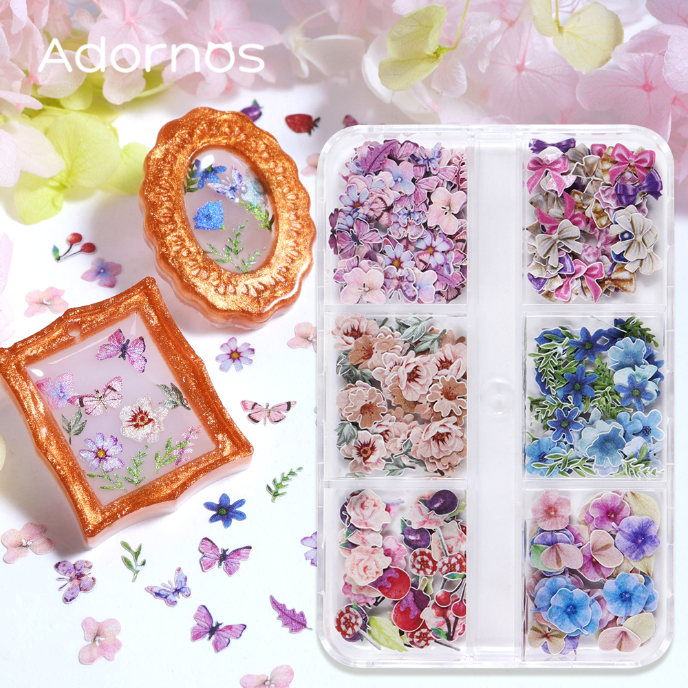 180pcs/box Wood Pulp Flowers C - Resin Craft Ideas recension och pris