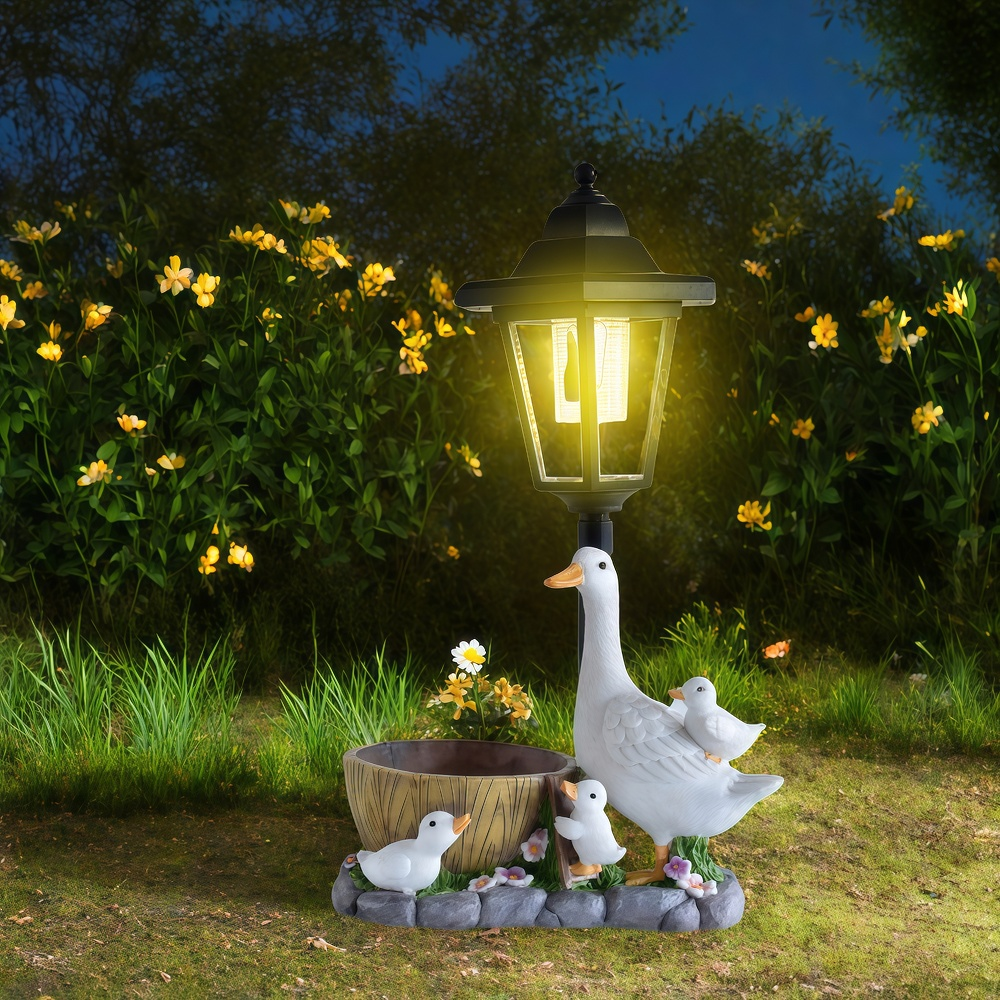 Solar Duck Night Light Garden  - Resin Craft Supplies recension och pris