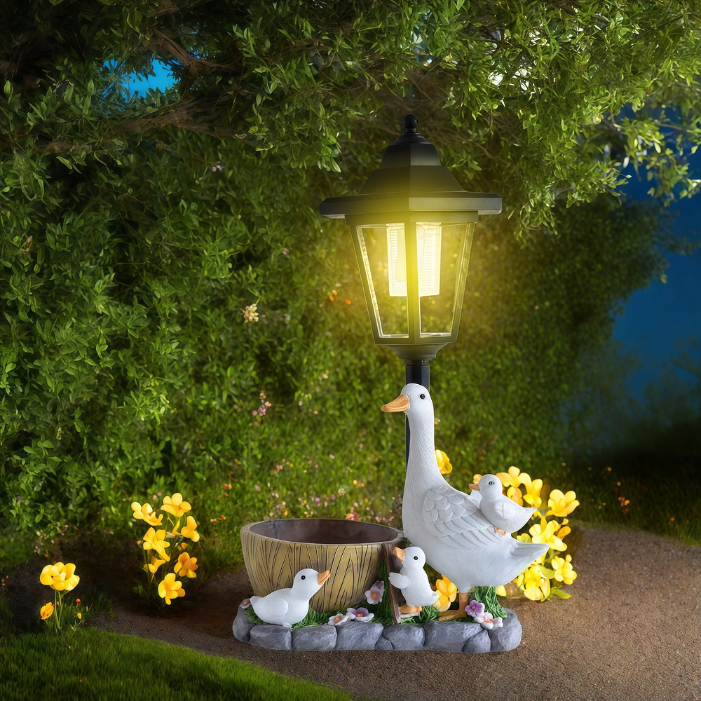 Solar Duck Night Light Garden  - Resin Craft Supplies recension och pris