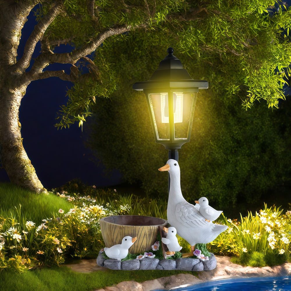 Solar Duck Night Light Garden  - Resin Craft Supplies recension och pris
