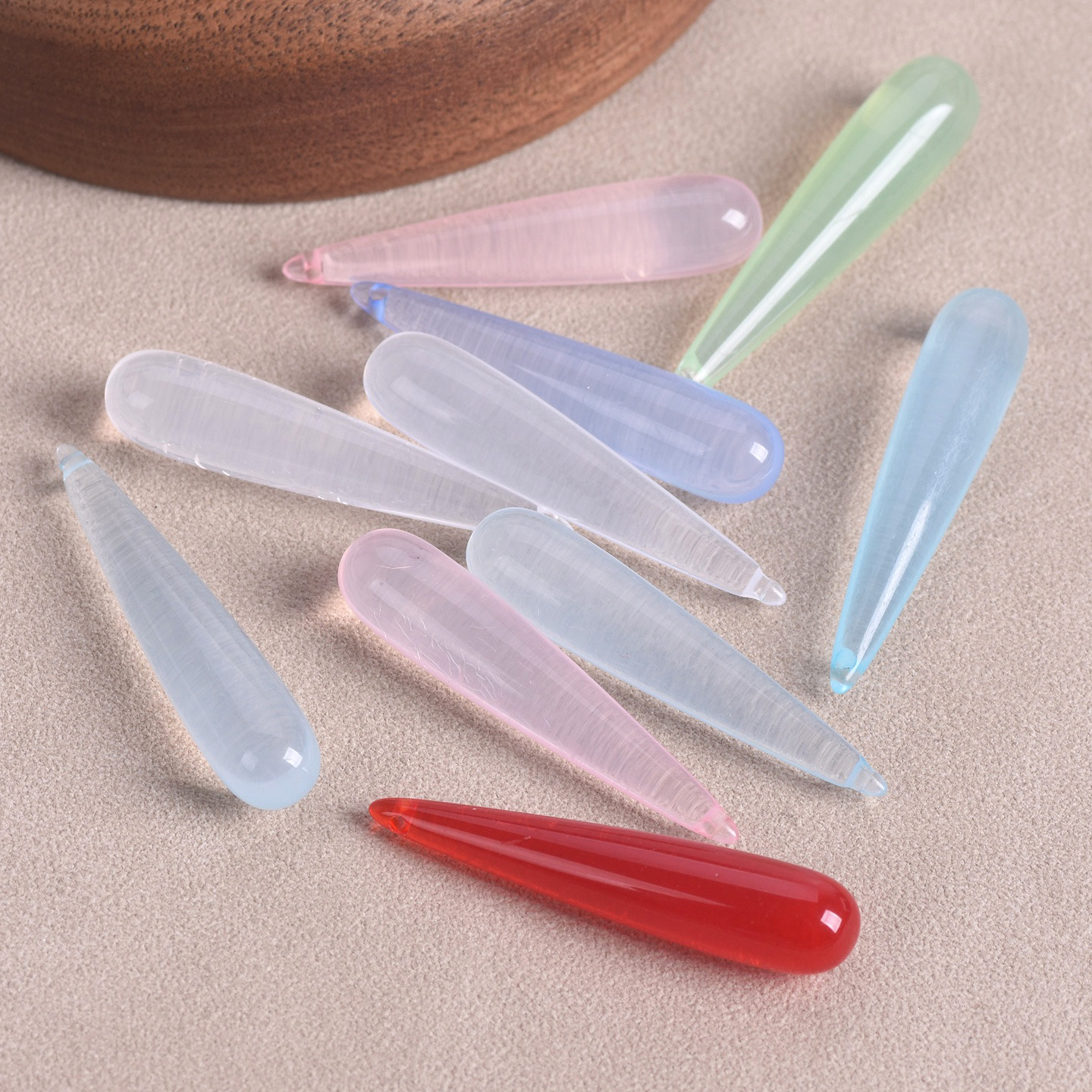 10pcs Long Teardrop Shape 35x7 - Resin Craft Projects recension och pris