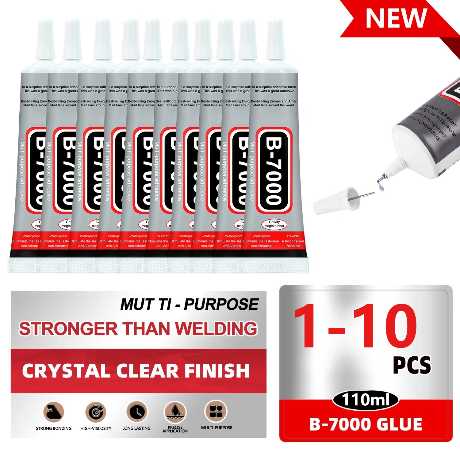 Super Glue B-7000 Loolifl 1-10 - Crafting Resin recension och pris
