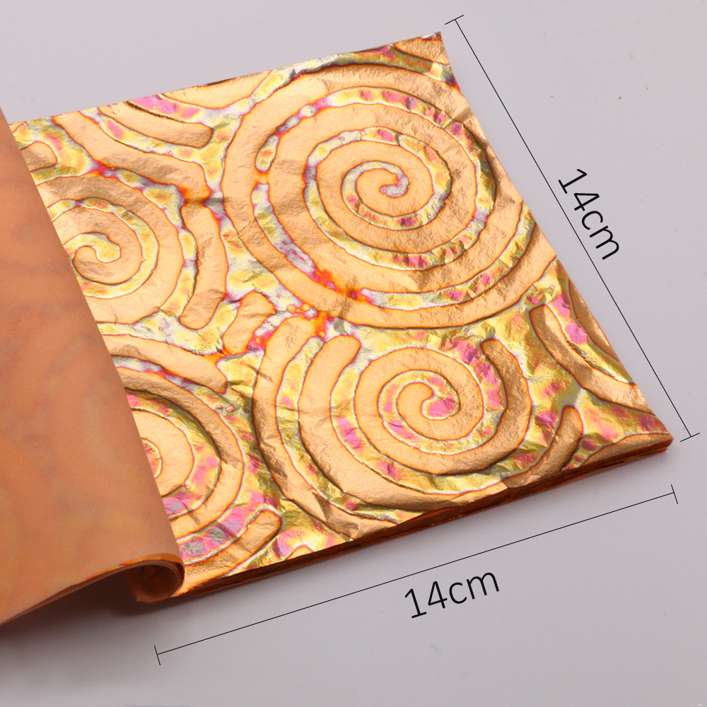 DIY 25 Sheets 14cm Booklets Va - Gold Foil Flakes recension och pris
