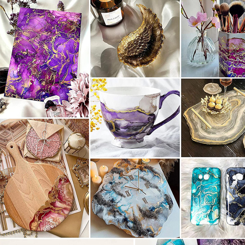 DIY Blooming Pigment For Resin - Resin Dye Alcohol recension och pris