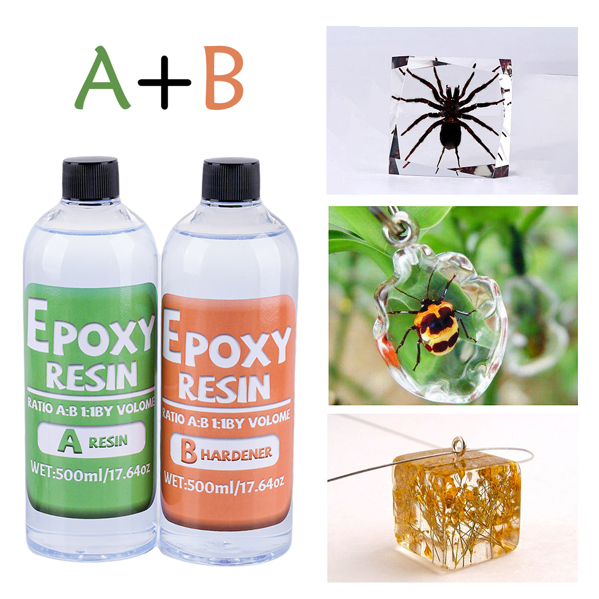 1:1 AB Resin Epoxy Glue Kit Hi - Resin Jewelry Kit recension och pris