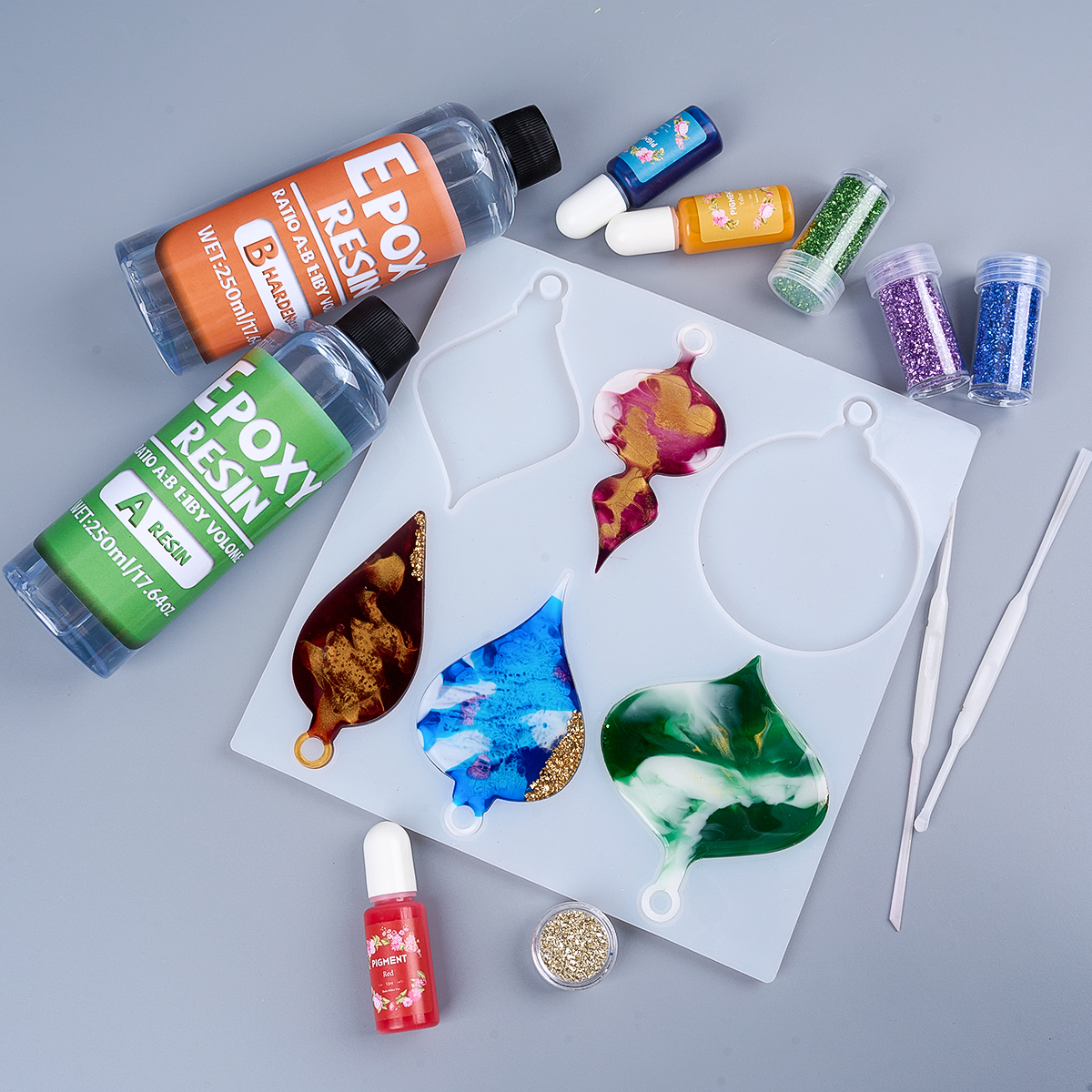 1:1 AB Resin Epoxy Glue Kit Hi - Resin Jewelry Kit recension och pris