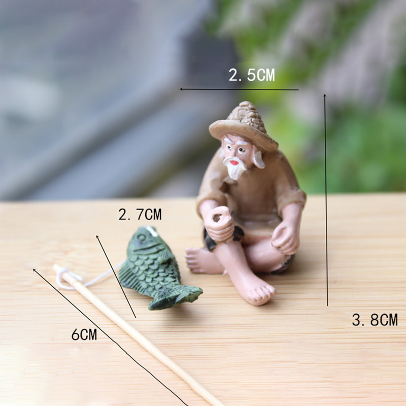 Fishing Old Man Resin Figure S - Resin Craft Ideas recension och pris