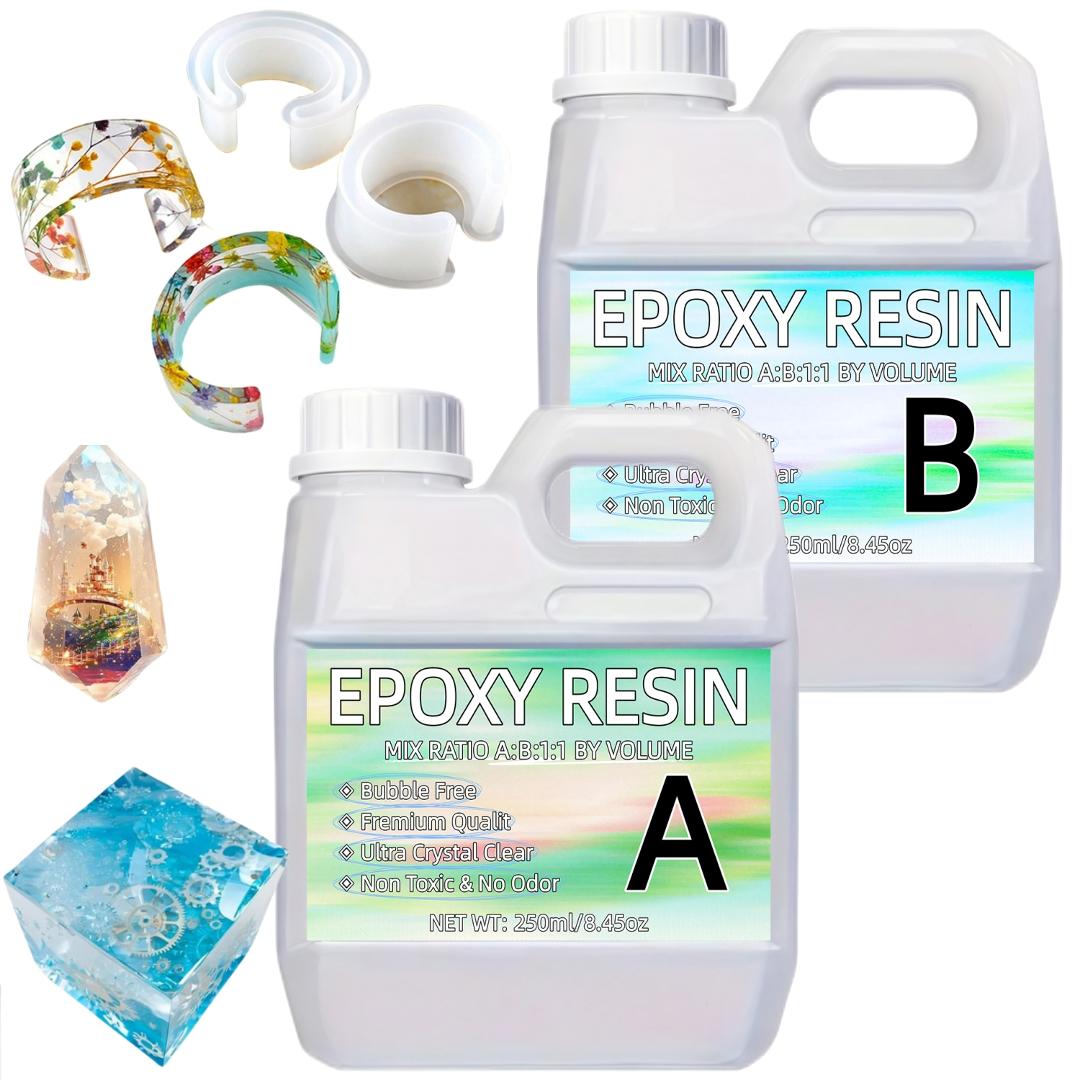 16.9oz Clear Epoxy Resin Kit C - Resin Jewelry Kit recension och pris