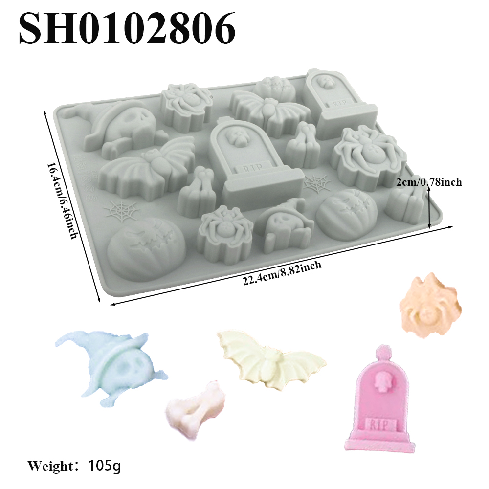 Halloween Element Tombstone Sp - Silicone Mold Tray recension och pris