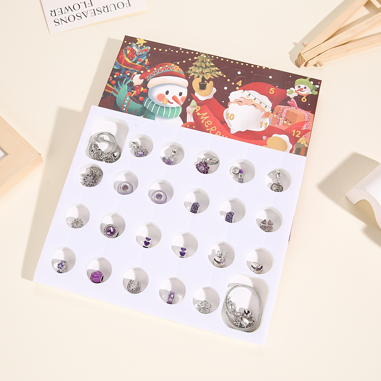 Christmas purple beads DIY jew - Resin Jewelry Kit recension och pris