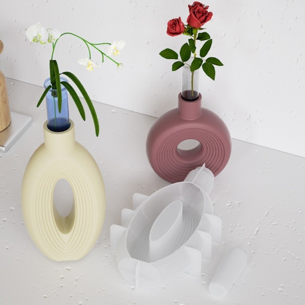 Modern Oval Stripe Silicone Va - Resin Craft Workshop recension och pris