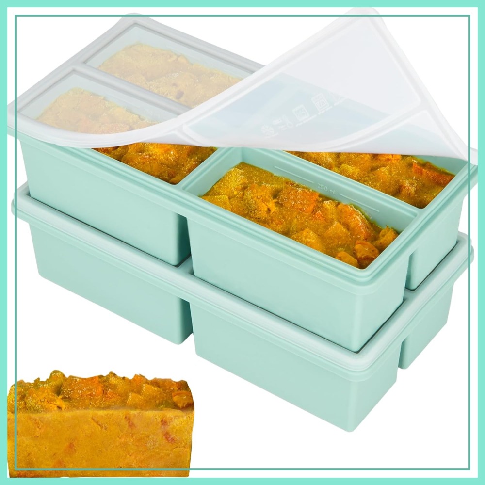 Silicone Freezer Trays with Li - Silicone Mold Tray recension och pris