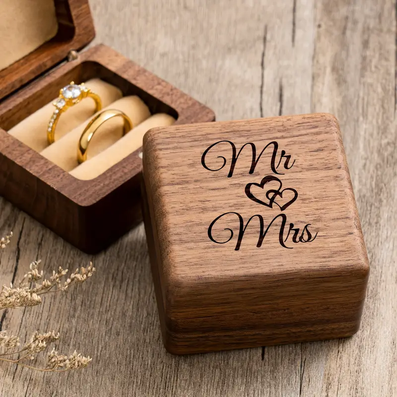 Engagement Proposal Wedding Ce - Wood Ring Blank recension och pris