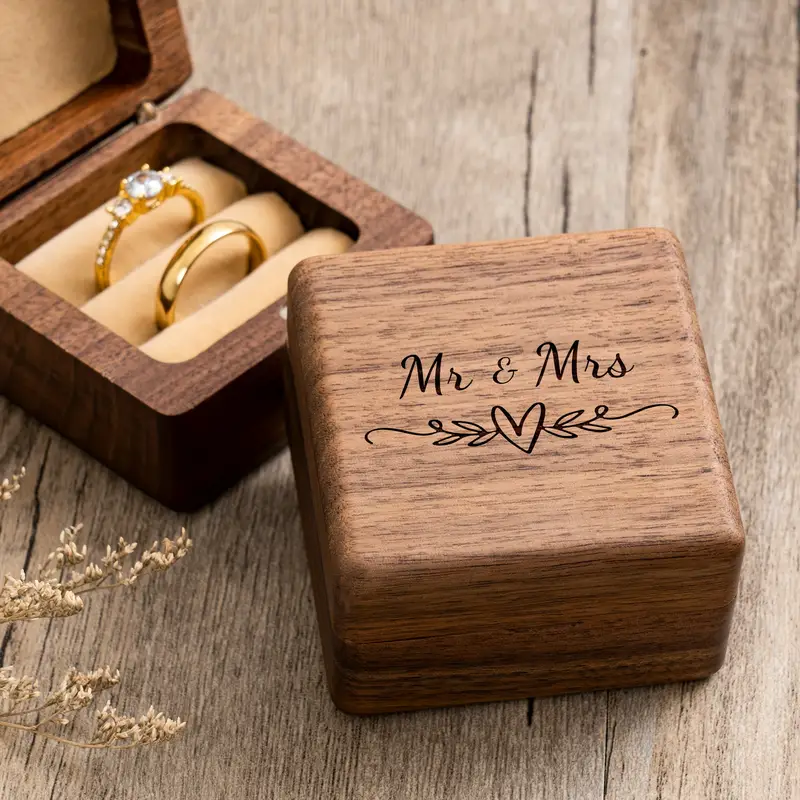 Engagement Proposal Wedding Ce - Wood Ring Blank recension och pris