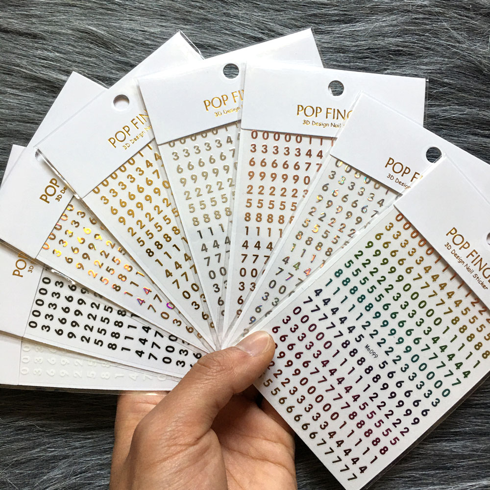 3D Numbers English Alphabet Na - Gold Foil Flakes recension och pris
