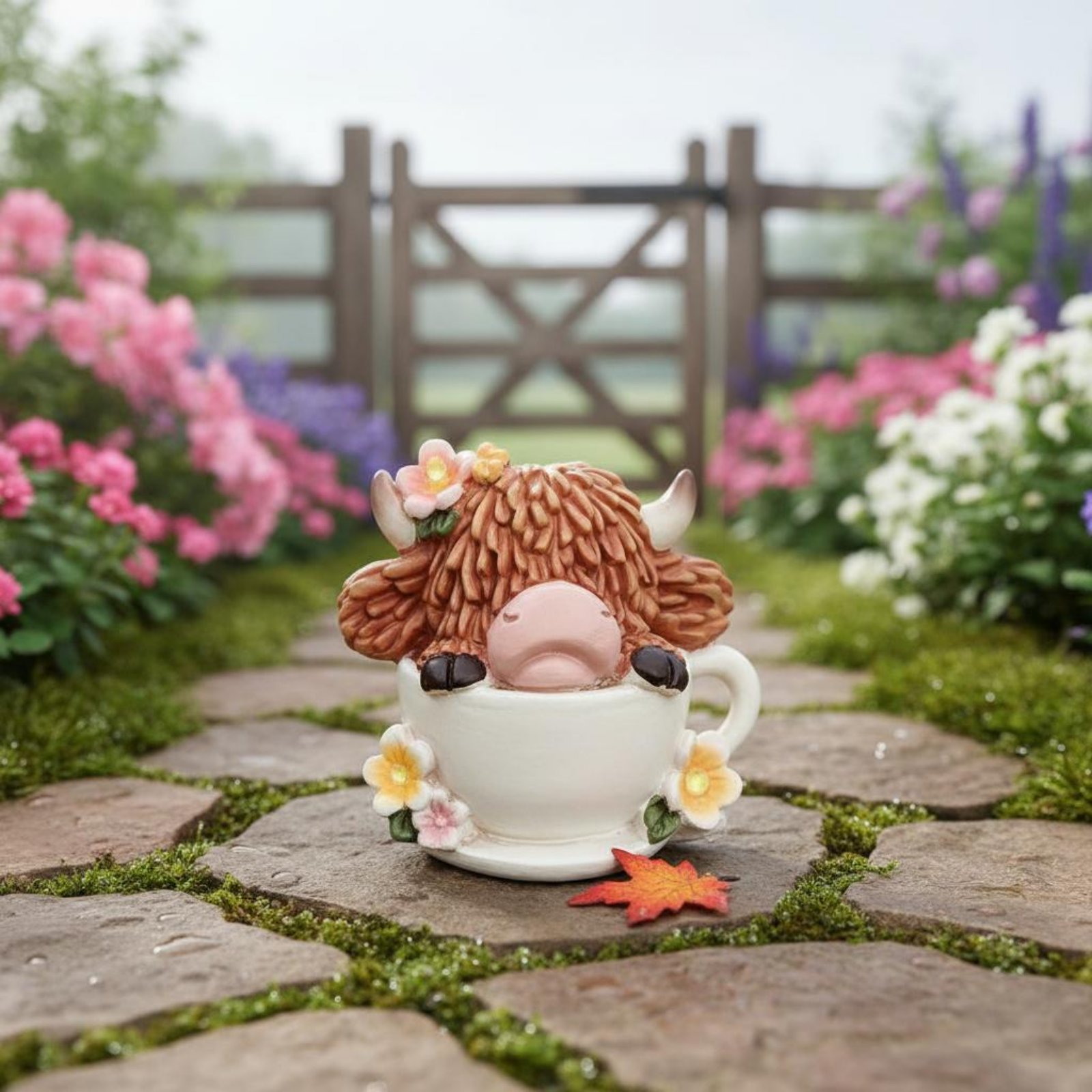 Highland Cow Garden Light Resi - Crafting Resin recension och pris