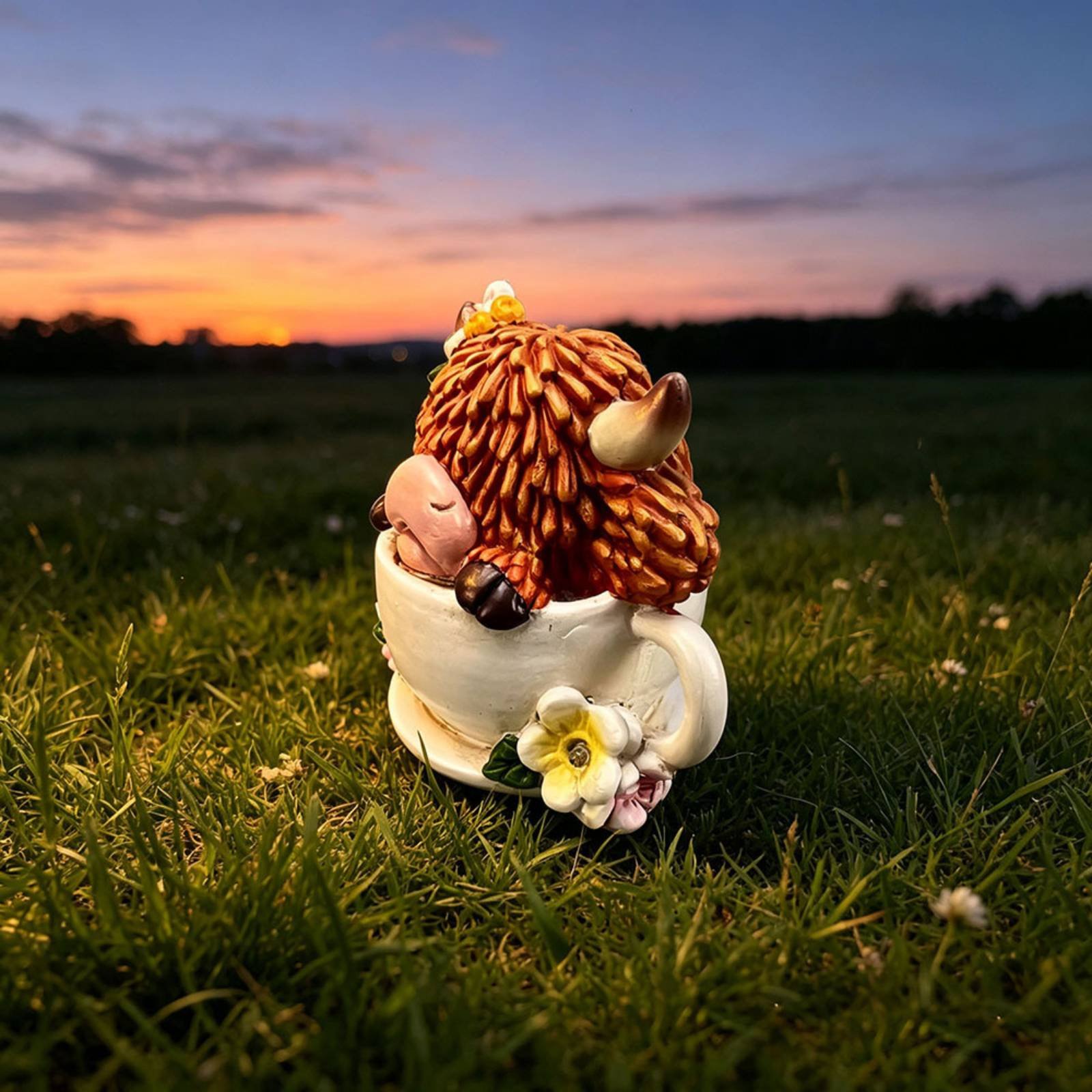 Highland Cow Garden Light Resi - Crafting Resin recension och pris
