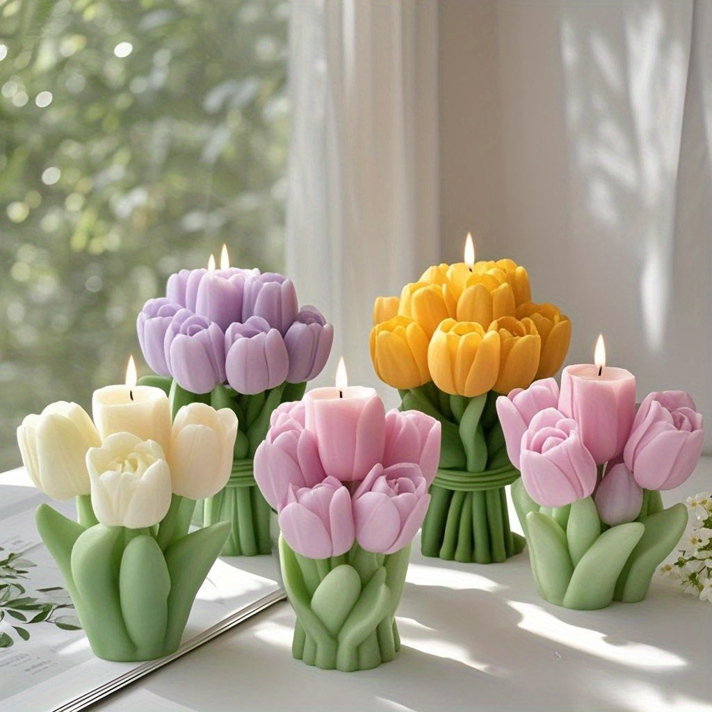 3D Tulip Bouquet Silicone Cand - Resin Craft Ideas recension och pris