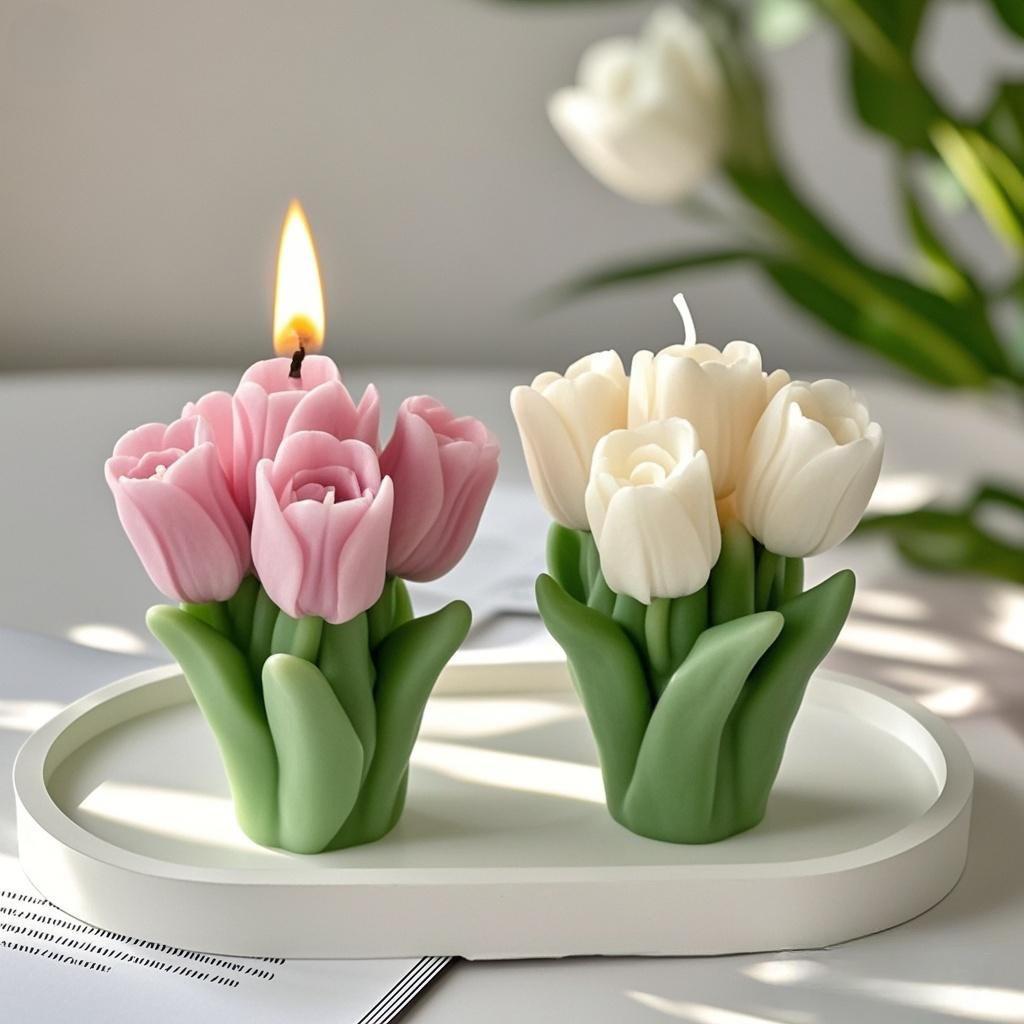 3D Tulip Bouquet Silicone Cand - Resin Craft Ideas recension och pris