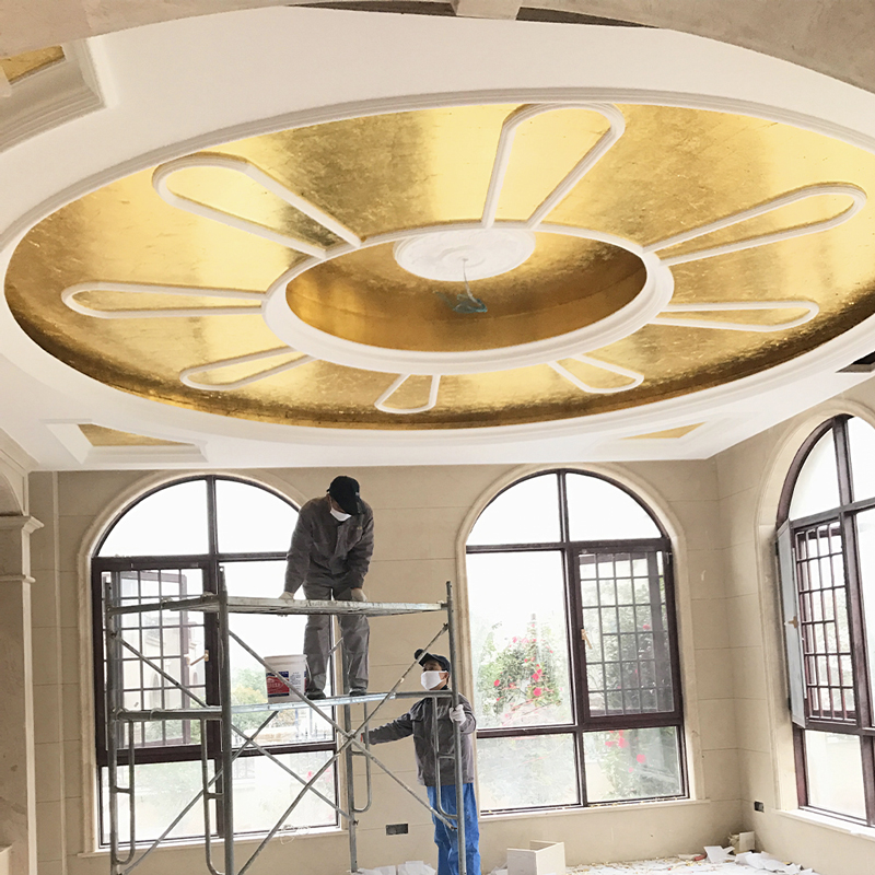 Imitation Gold Leaf Foil Sheet - Gold Foil Flakes recension och pris