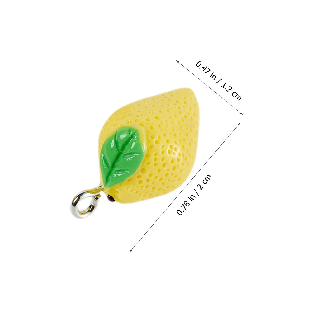 10Pcs Mini Lemon Charms Resin  - Crafting Resin recension och pris