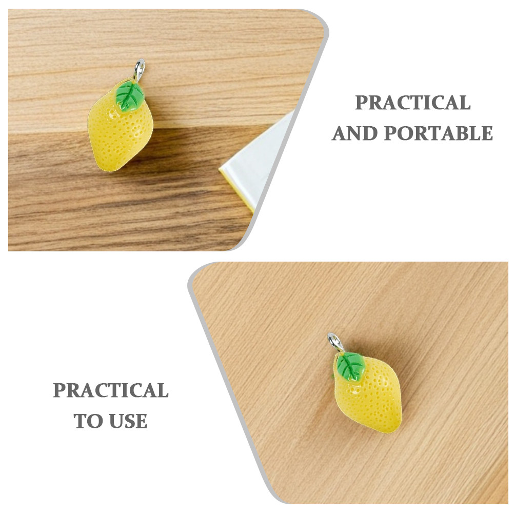 10Pcs Mini Lemon Charms Resin  - Crafting Resin recension och pris