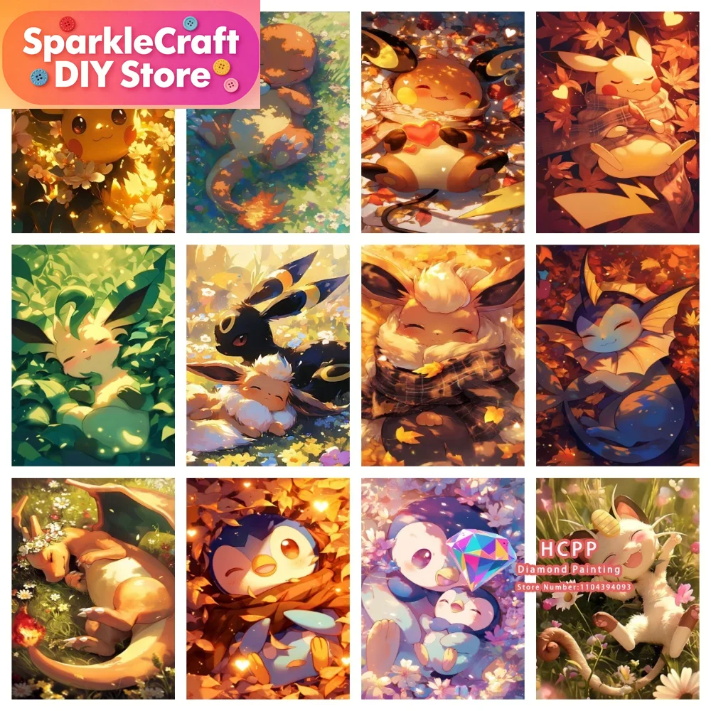 1pc frameless Cartoon Pokemon  - Resin Craft Supplies recension och pris