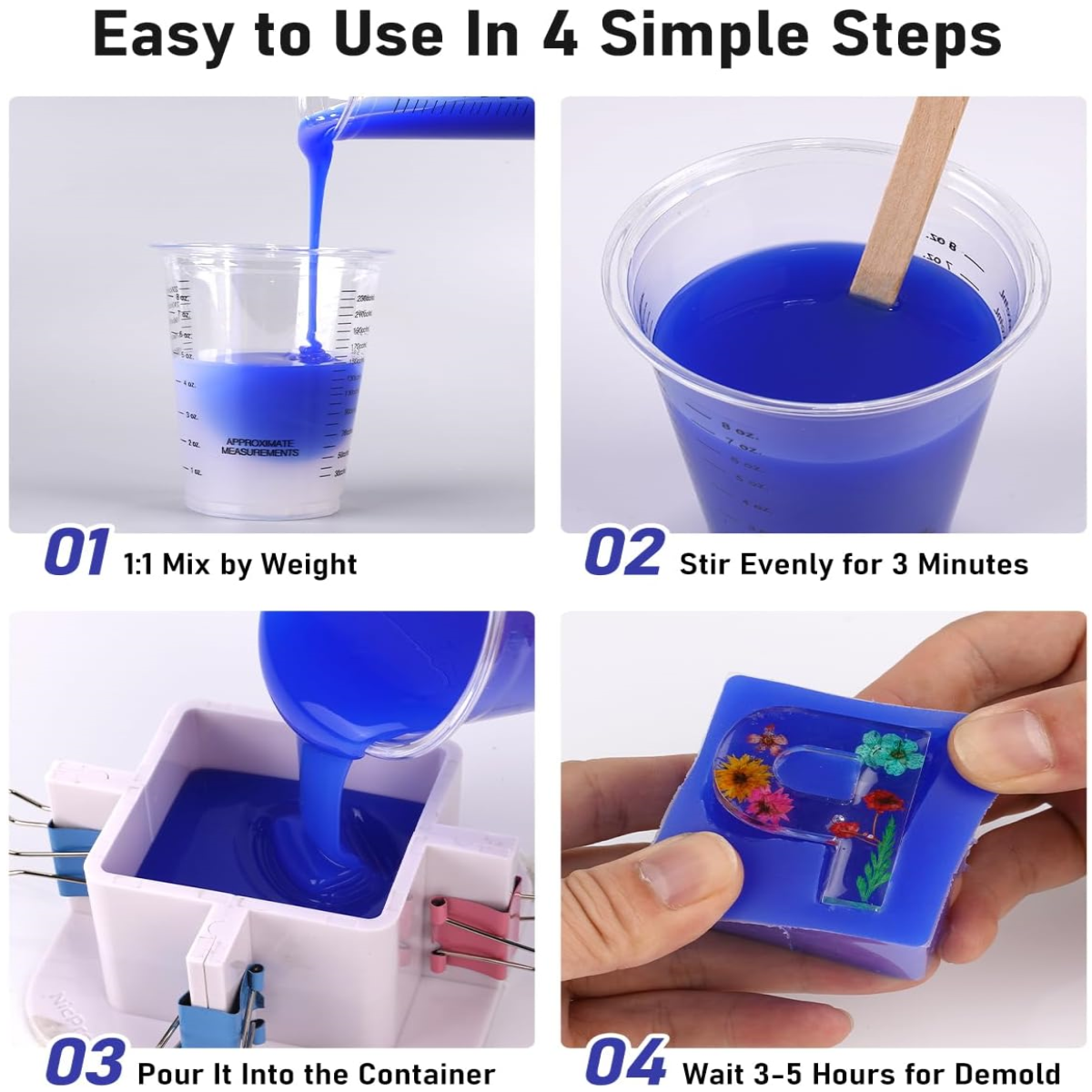 32oz High-Performance Silicone - Epoxy Uv Resin Kit recension och pris
