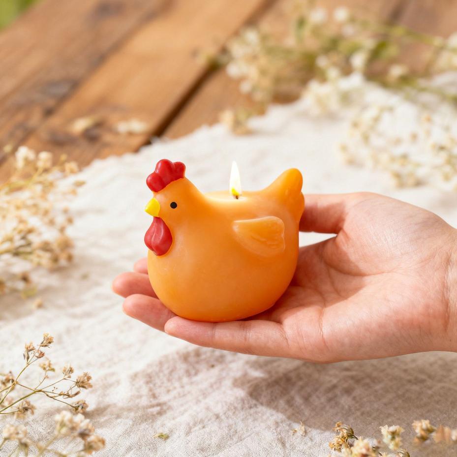 3D Chicken Candle Silicone Mol - Resin Craft Ideas recension och pris