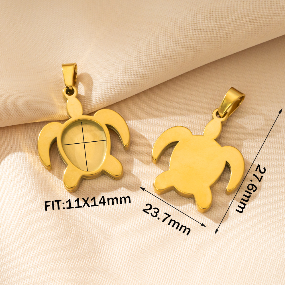 5pcs Stainless Steel Turtle Pe - Resin Craft Projects recension och pris