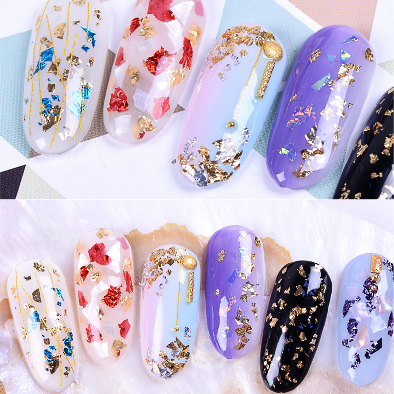 8x8.5cm Taiwan Imitation Gold  - Gold Foil Flakes recension och pris