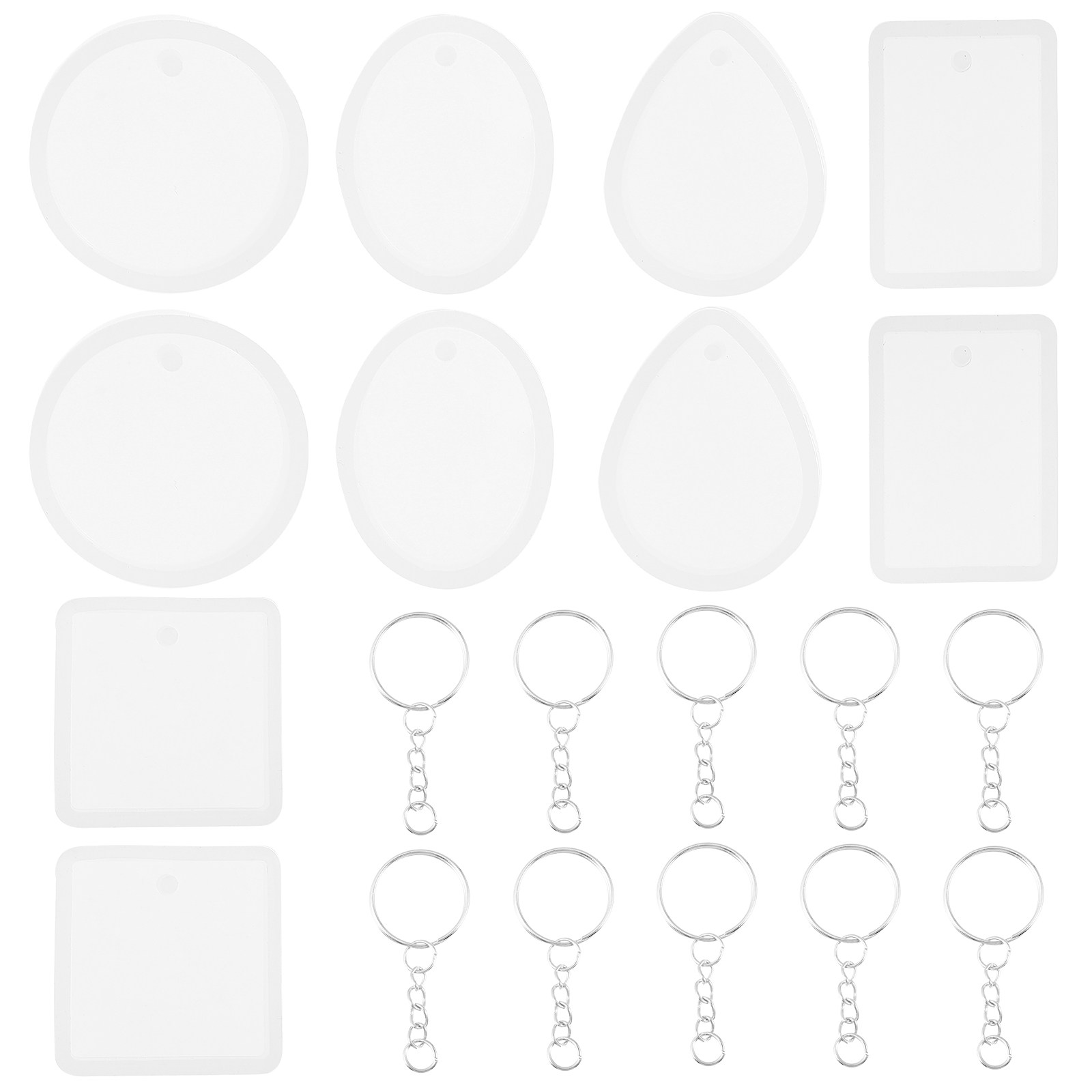 10pcs Pendant Mold Set Silicon - Resin Jewelry Kit recension och pris