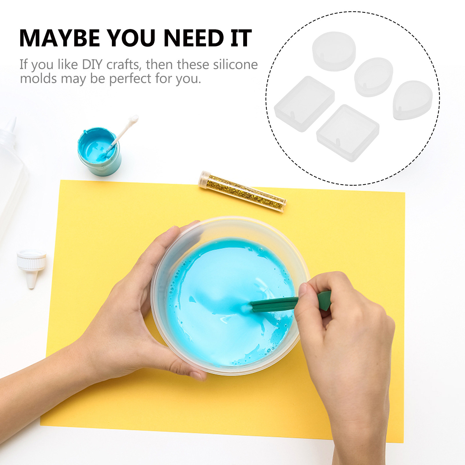 10pcs Pendant Mold Set Silicon - Resin Jewelry Kit recension och pris