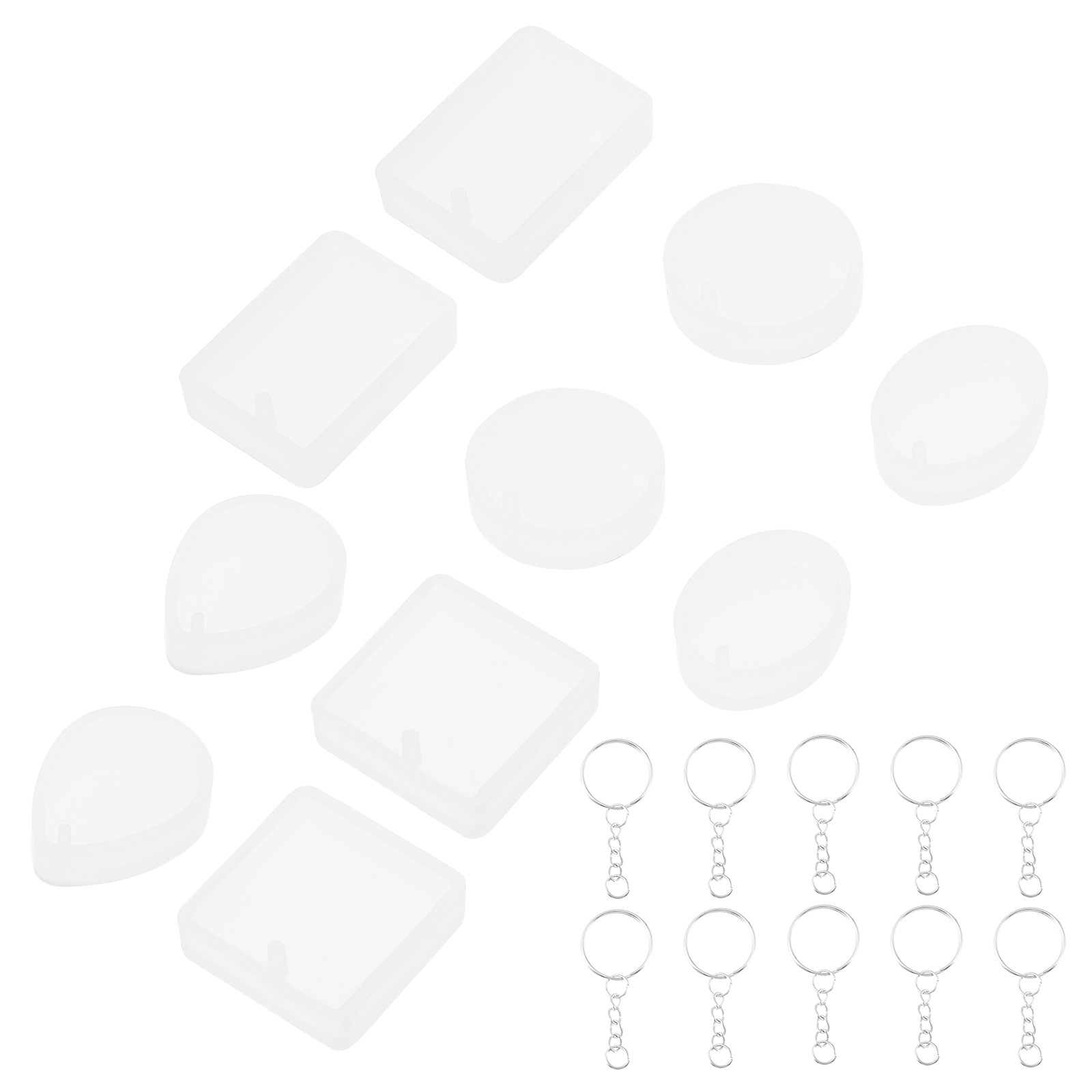 10pcs Pendant Mold Set Silicon - Resin Jewelry Kit recension och pris
