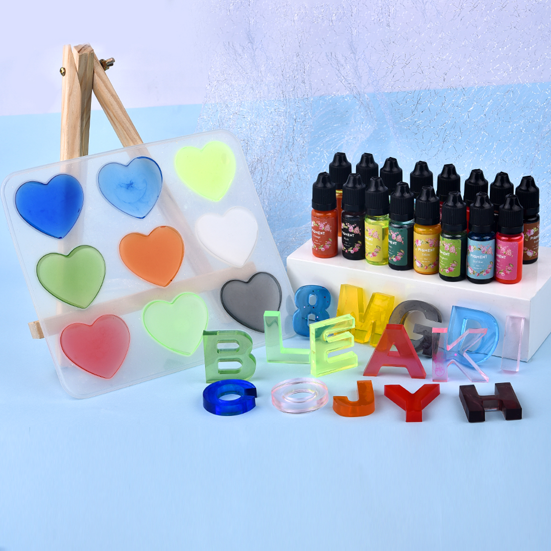 1 Set Resin Pigment Kit Art In - Resin Dye Alcohol recension och pris