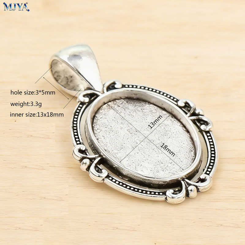 MJYA 10pcs Vintage Pendant Set - Resin Jewelry Kit recension och pris