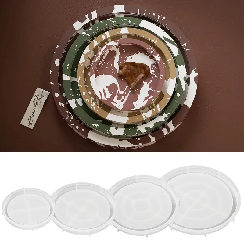 Large round Silicone Rolling T - Serving Tray Mold recension och pris