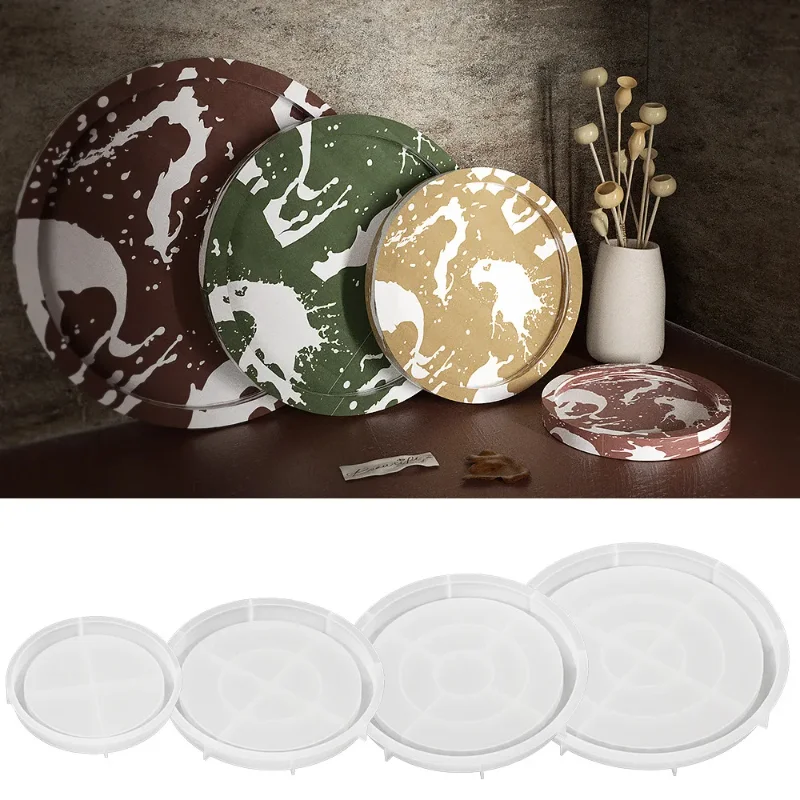 Large round Silicone Rolling T - Serving Tray Mold recension och pris