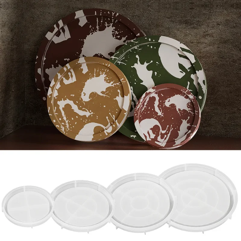 Large round Silicone Rolling T - Serving Tray Mold recension och pris